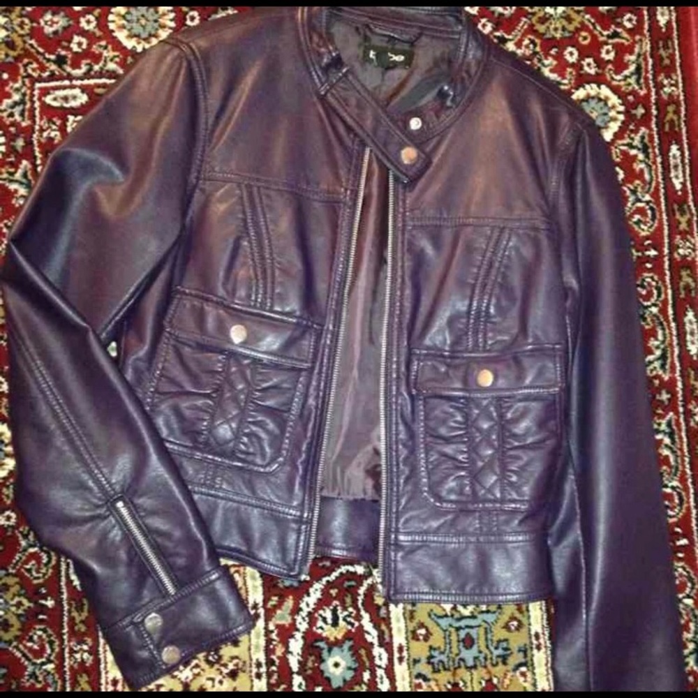 Bebe Faux Leather Jacket
